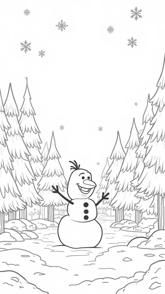 pdf frozen coloring pages